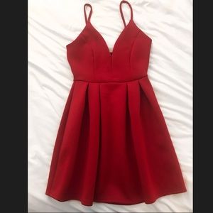 Beautiful sexy red dress